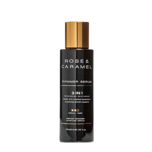 Rose & Caramel Shimmer Serum 3 in 1 Nourishing Skin Serum