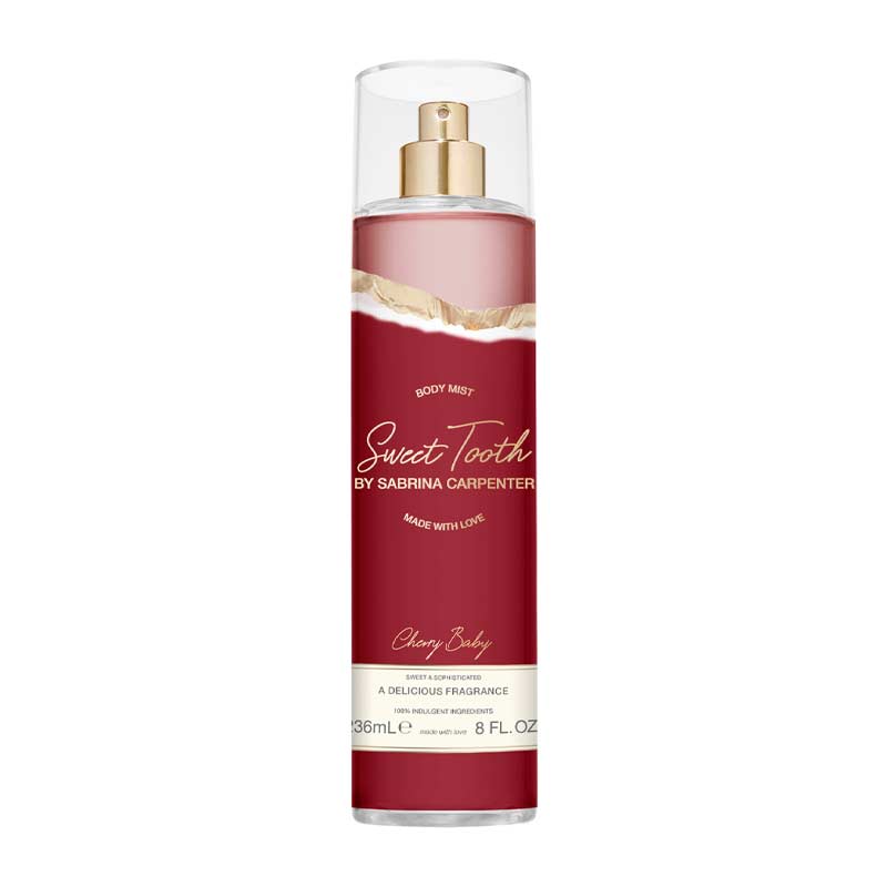 Sabrina Carpenter Sweet Tooth Cherry Baby Body Mist, Sabrina Carpenter perfume, Cherry baby body mist