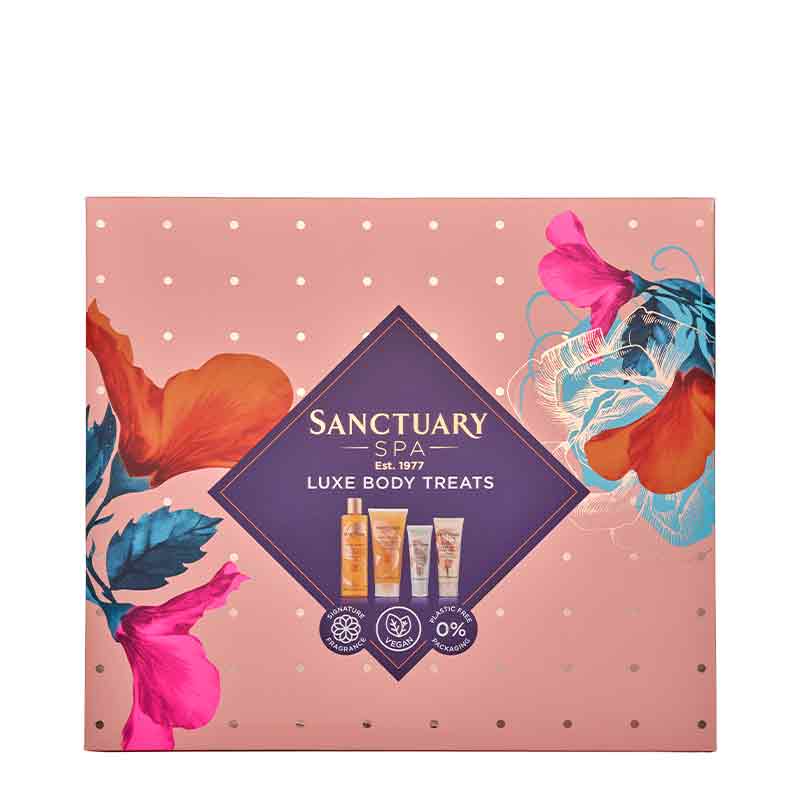 Sanctuary Luxe Body Treats Gift Set | body wash | hand cream | moisturiser | body scrub