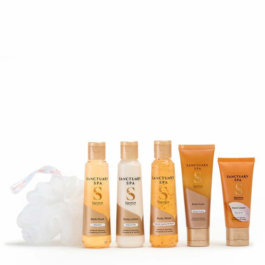 Sanctuary Signature Pamper Parcel Gift Set Contents