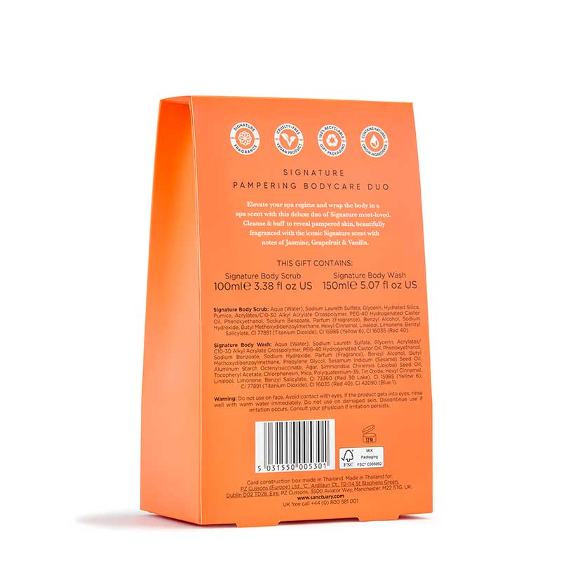 Sanctuary Signature Pampering Bodycare Duo Gift Set