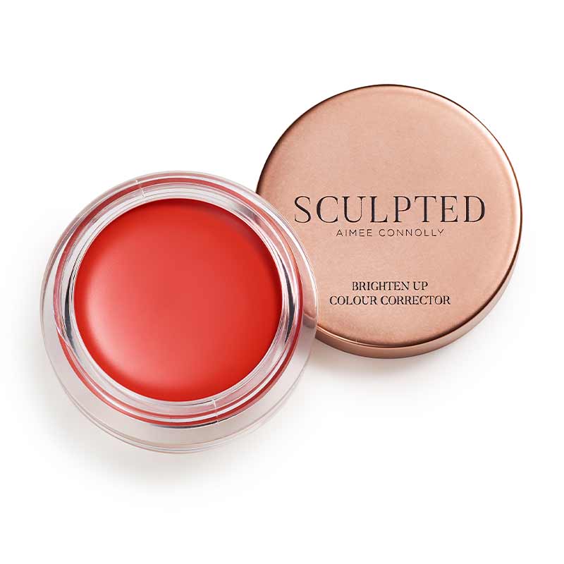 sculpted by aimee brighten up colour corrector | skin ingredients in concealer | counteract shadows in skin | deep shade red corrector