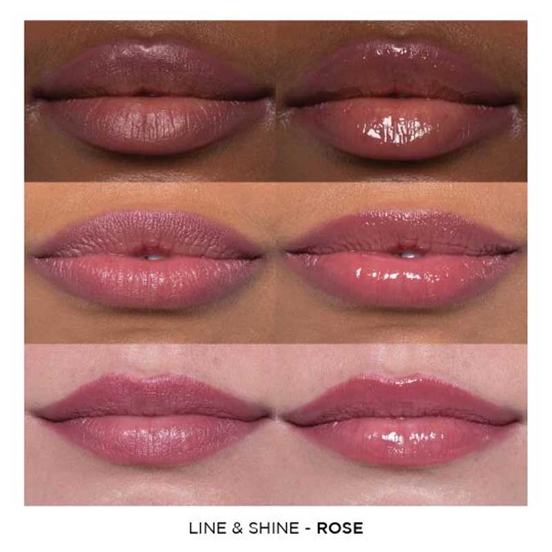 Sculpted by Aimee Connolly Line & Shine Duo | all | tone | swatches | dark | tan | fair | creamy | lip liner | protective | moisturising gloss | clear