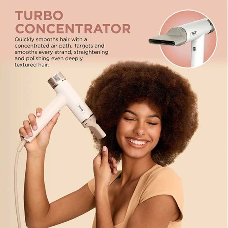 Shark, Shark SpeedStyle Essential High-Velocity Hair Dryer with Concentrator, smooth hair quickly, dry hair smooth