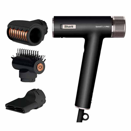 Shark SpeedStyle Pro, 3 in 1 hairdryer, straight, wavy hair, hair dryer attachments