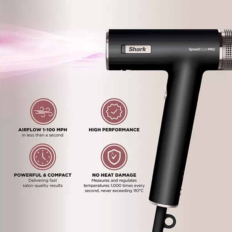Shark SpeedStyle Pro, smoothing blowdry brush, volumising