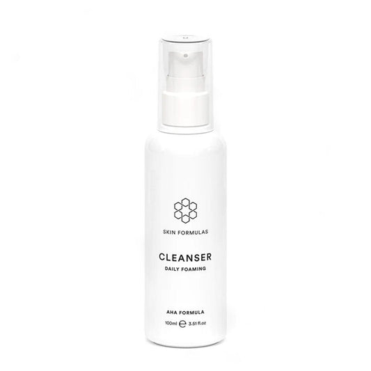 Skin Formulas Cleanser Daily Foaming – AHA Formula, AHA face wash, foaming face wash, brightening face wash