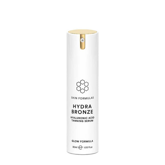 Skin Formulas, Skin Formulas Hydra Bronze Hyaluronic Acid Tanning Serum Glow Formula, facial bronzing serum, face tan