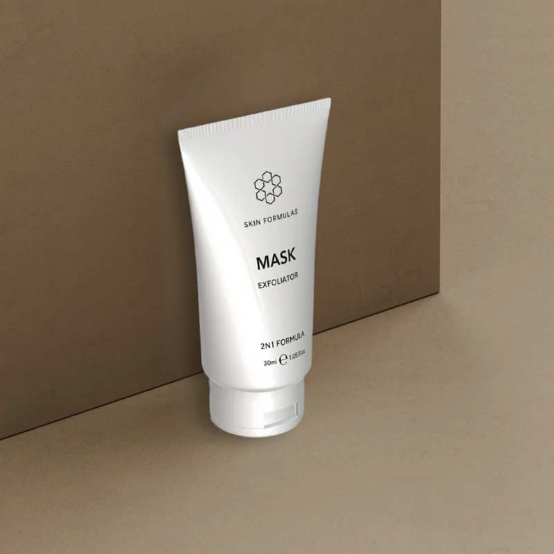 Skin Formulas Mask Exfoliator – 2N1 Formula, face mask for skin texture, Skin Formulas exfoliator, exfoliating face mask