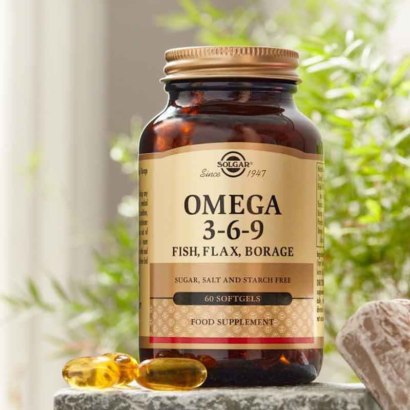 Solgar Omega 3-6-9 Fish, Flax, Borage 60 Softgels