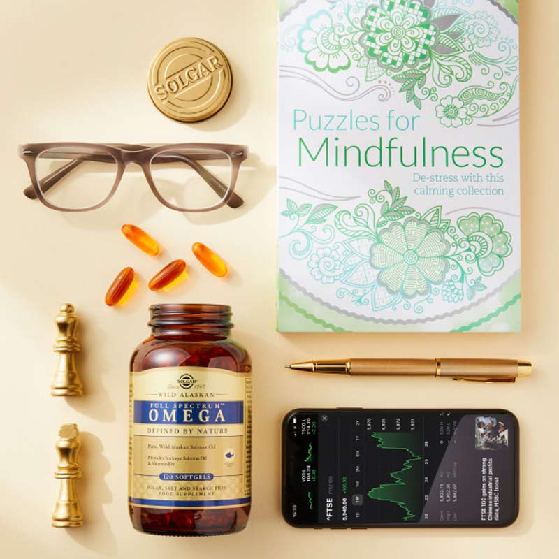 Solgar Wild Alaskan Full Spectrum™ Omega Softgels | mindfulness supplements | heart health supplements