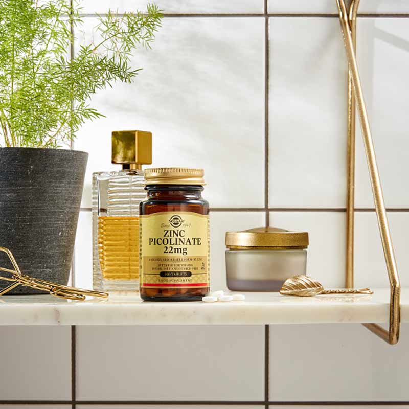 Solgar Zinc Picolinate 22 mg Tablets