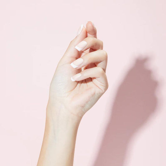 SOSU Cosmetics | Black Magic | false nails | French mani | manicure | classic | high-gloss | clean | sophisticated | faux nails | super easy | 15 sizes | perfect fit | everyone