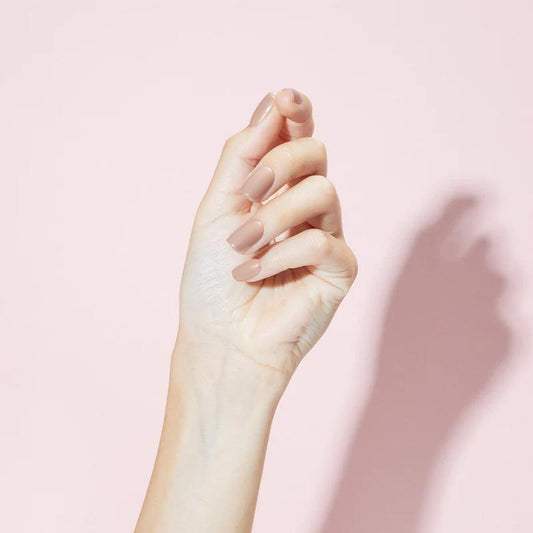 SOSU Cosmetics | Mocha | Latte | false nails | milky | brown-tone | nude| colour | short length | square shape | easy | stunning | salon-quality