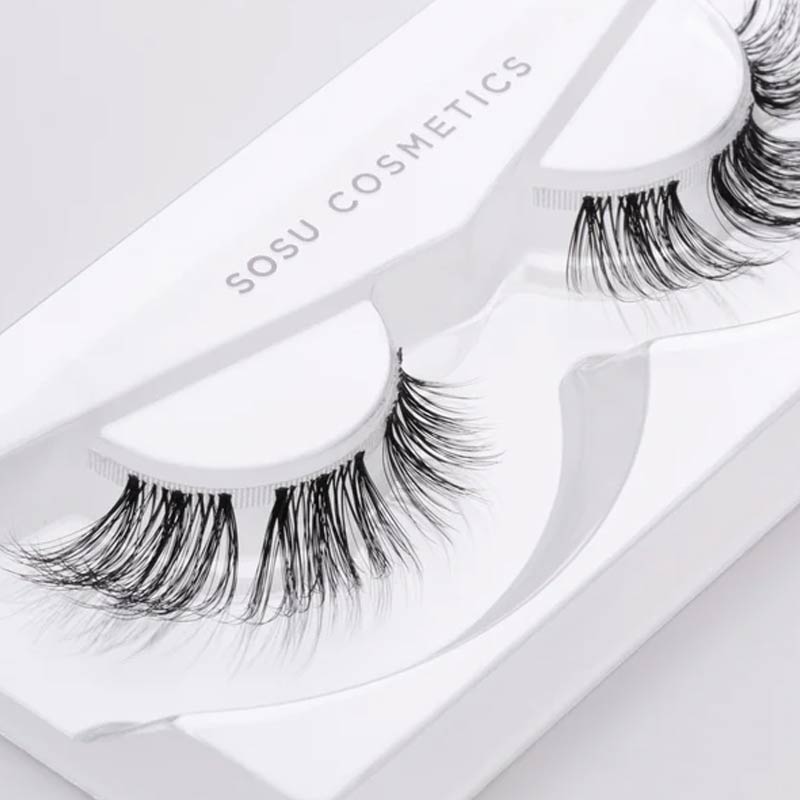 SOSU Cosmetics Hidden Agenda Fox Eye False Lashes Fierce Close Up In Tray
