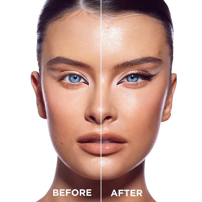 SOSU Cosmetics Hidden Agenda Fox Eye False Lashes Flirty Before And After Results