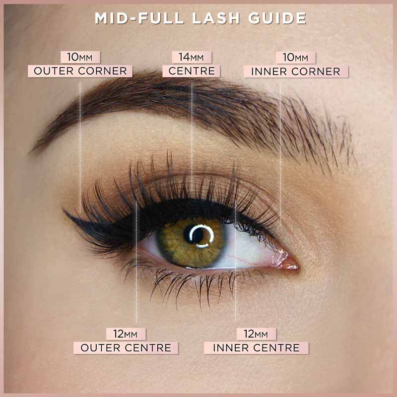 SOSU by Suzanne Jackson Hidden Agenda Undetectable Refill Pack | Individual Lashes | Applied Underneath the Lash Line | Natural and Undetectable False Lash | Available in 3 Different Lash Lengths | Gives the Eyes the Desired Look