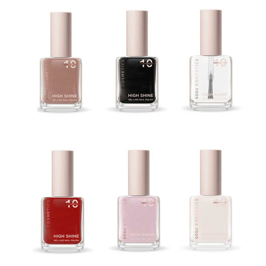 SOSU Cosmetics High Shine Gel-Like Nail Polish Shades