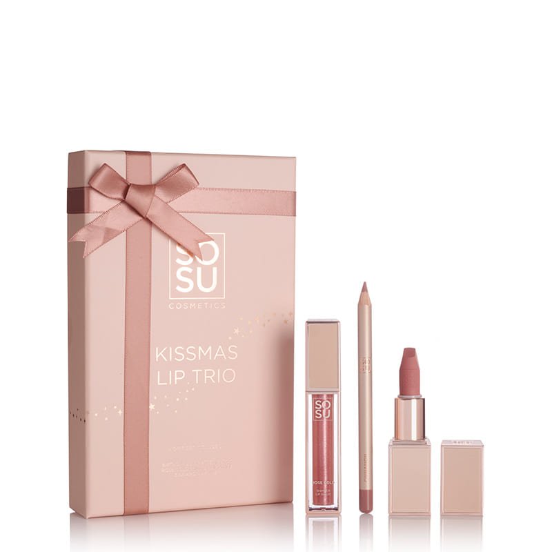 SOSU Cosmetics Kissmas Lip Trio Gift Set