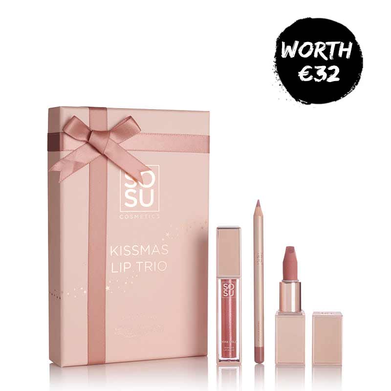 SOSU Cosmetics Kissmas Lip Trio Gift Set