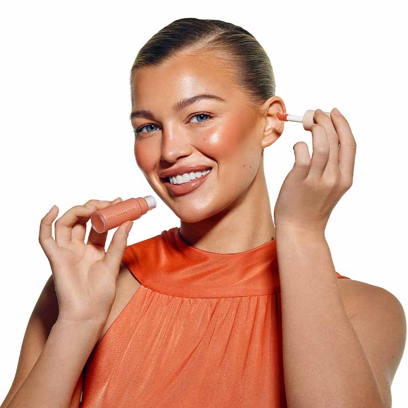 SOSU Cosmetics Liquid Blush Peachy Keen, light blush,