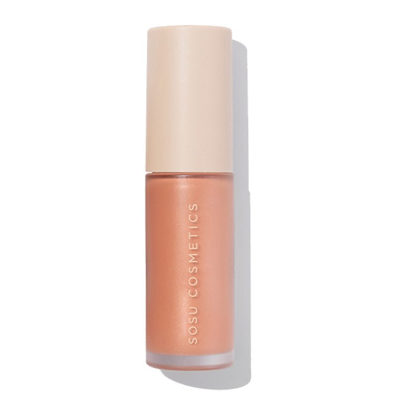 SOSU Cosmetics Liquid Blush Peachy Keen, peach blush, lightblusher, subtle liquid blush
