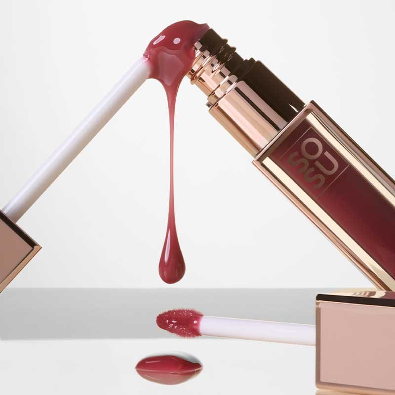 SOSU Cosmetics Lip Glaze | Berry Sweet | High-Shine Satin Lip Gloss