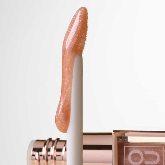 SOSU Cosmetics Lip Glaze | Golden | High-Shine Lip Gloss with Shimmer