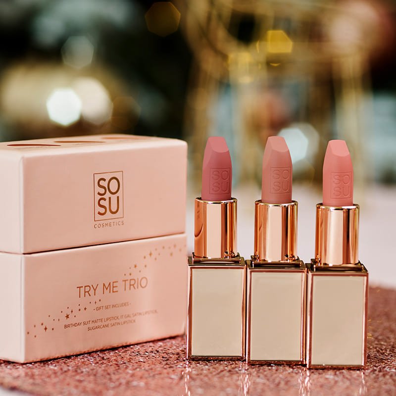 SOSU Cosmetics Try Me Trio Gift Set