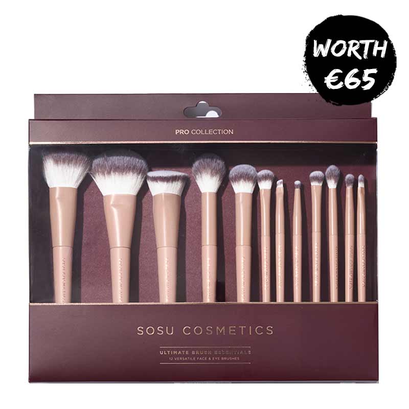SOSU Cosmetics Ultimate Makeup Brush Essentials Gift Set