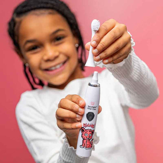 Spotlight Oral Care Kids Electric Toothbrush Replacement Brush Heads, childrens toothbrush