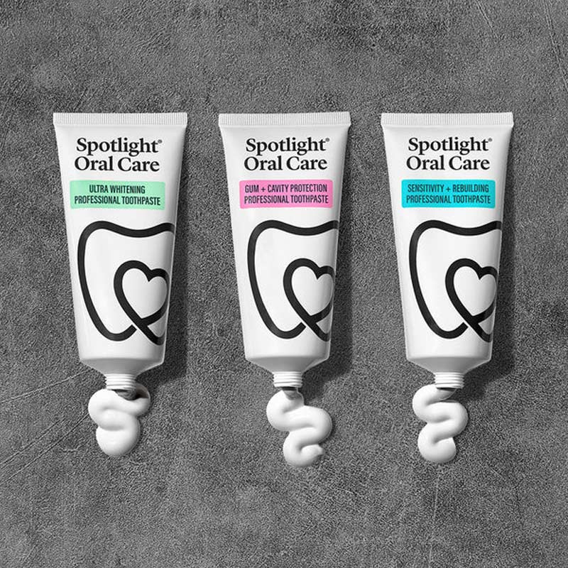 Spotlight Oral Care | Sensitivity + Rebuilding Professional Toothpaste | Gum + Cavity Protection Professional Toothpaste | Ultra Whitening Professional Toothpaste | Spotlight Oral Care Toothpaste