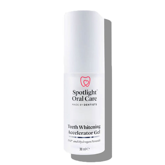 Spotlight Oral Care Teeth Whitening Accelerator Gel | innovative | effortless | enhance | whitening | routine | key | whitening | chemicals | PAP | Hydrogen | Peroxide | immediate | whitening | results | quick | simple | easy | incorporate | everyday | vegan