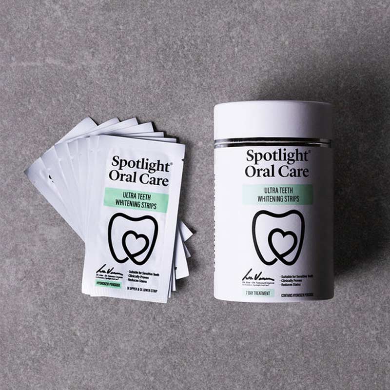 Spotlight Oral Care | Ultra Teeth Whitening Strips 7 day | 7 teeth whitening strips | teeth whitening at home | fast teeth whitening