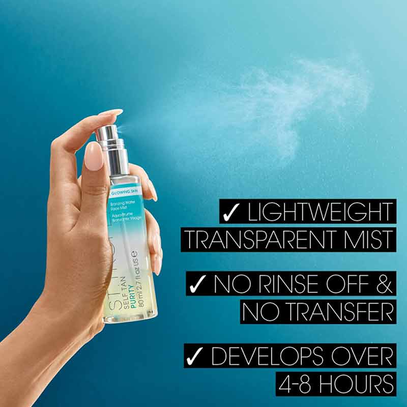St Tropez Self Tan Purity Bronzing Water Face Mist | quick self tan