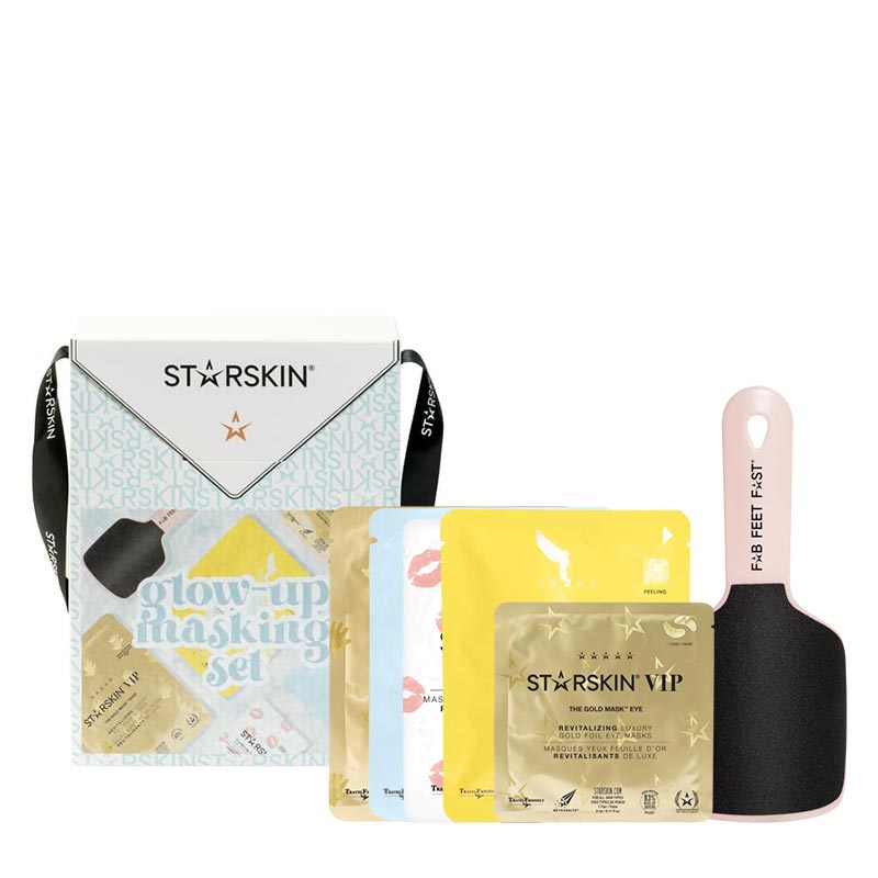 STARSKIN glow-up masking set, Christmas gift, gifts for her, Christmas, face mask, eye mask, foot file