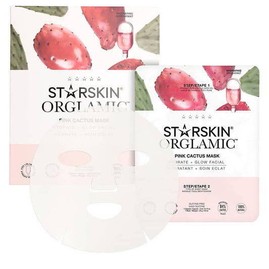 STARSKIN Orglamic Pink Cactus Mask | dry skin face mask