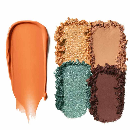 Stila Color Cocktail Travel Cheek, Lip & Eye Palette Z| shade tequila rose swatch