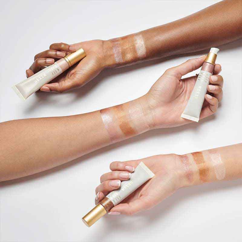 Stila Heavens Hue Hydro Luminator | glowy base makeup | glowing skin | illuminating primer | liquid highlighter | glow enhancer | bronze drops