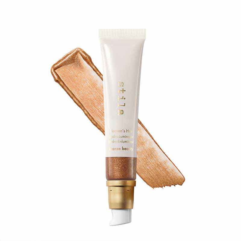 Stila Heavens Hue Hydro Luminator | glowy base makeup | glowing skin | illuminating primer | liquid highlighter | glow enhancer | bronze drops