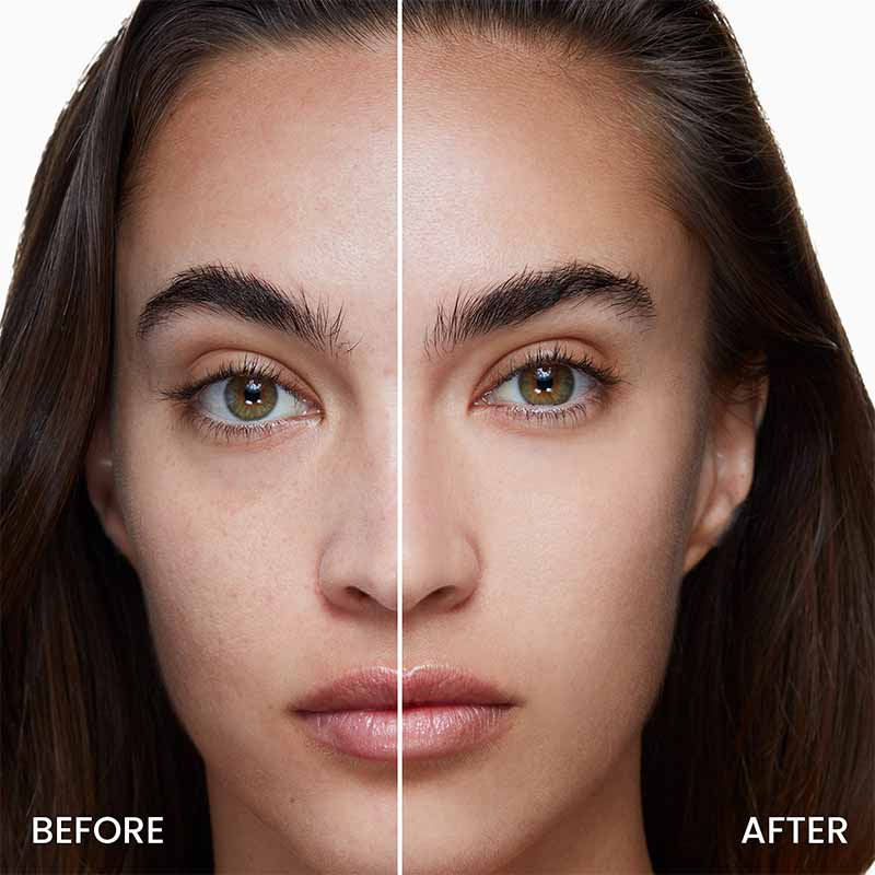 Stila One Step Correct Primer - Medium | model wearing shade medium colour corrective primer.