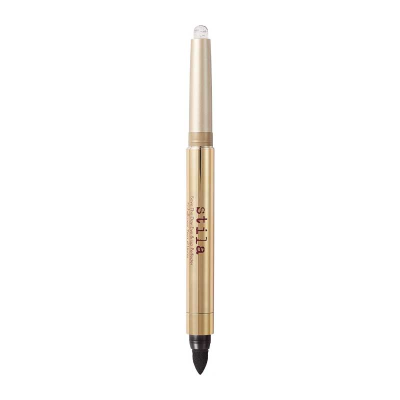 Stila Save The Day Eye & Lip Perfecter | solid oil-balm makeup remover stick | erases makeup mistakes | no greasy residue | sponge-tip | clean up | sharpen looks| ideal for makeup touch ups | on-the-go