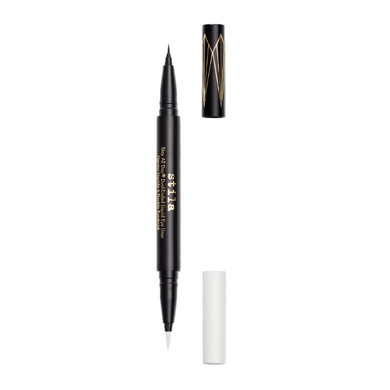 Stila Stay All Day Dual Ended Eye Liner | white eyeliner shade snow | intense eyeliner for brightening eyes