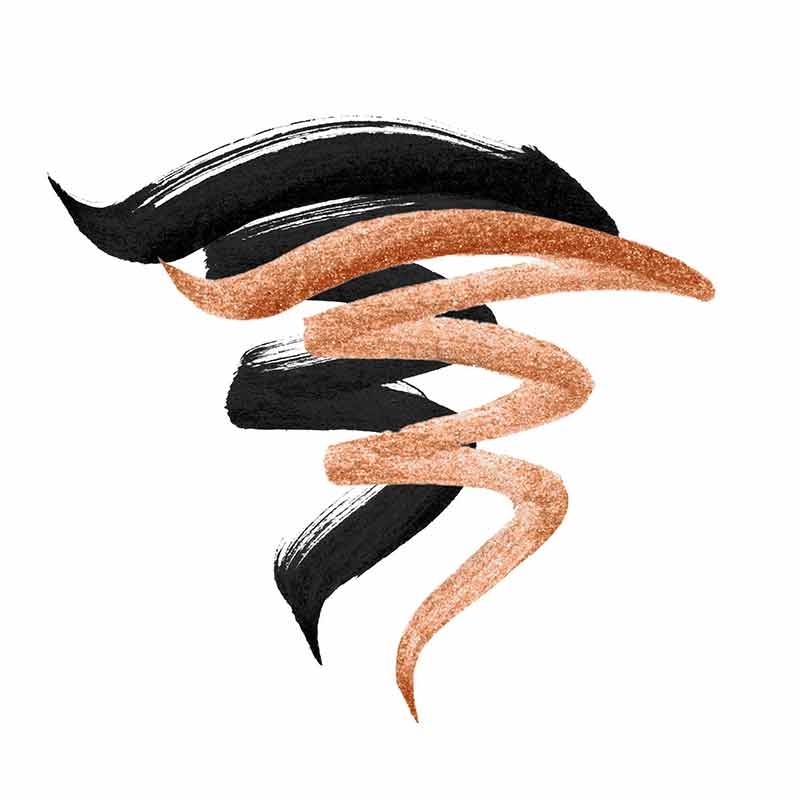 Stila Stay All Day Dual Ended Eye Liner | shade tequila sunrise swatch | orange eyeliner