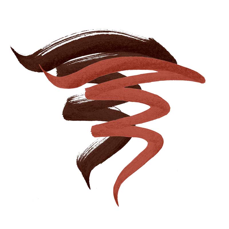 Stila Stay All Day Dual Ended Eye Liner | amber and brown swatch eyeliner | brown eyeliner swatch
