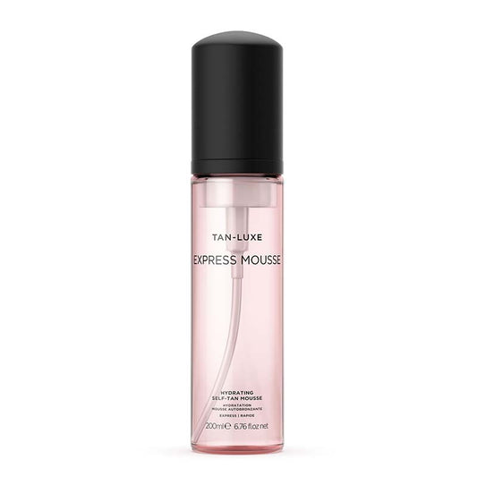 Tan-Luxe Express Mousse | Express mousse | skincare tan | express tan | medium tan | hydrating tan | Tan-luxe