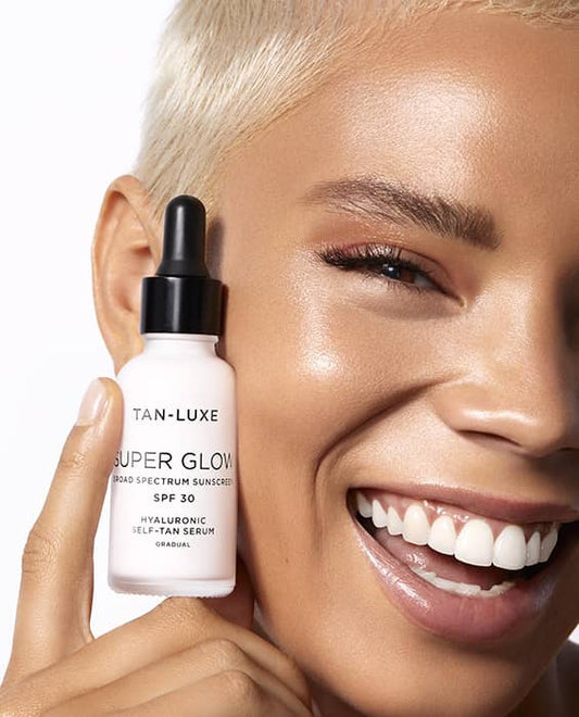 TAN-LUXE Super Glow SPF 30  | sunscreen self tan serum