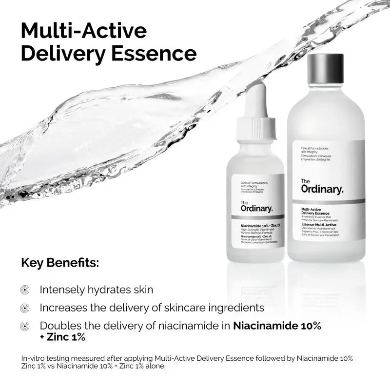 The Ordinary, The Ordinary Multi-Active Delivery Essence, hydrating skincare, skincare for dry skin, The Ordinary hydrating serum