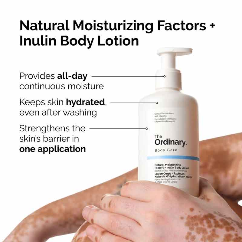 The Ordinary, The Ordinary Natural Moisturizing Factors + Inulin Body Lotion, Body Lotion, Skin Hydration, Strengthen Skin Barrier