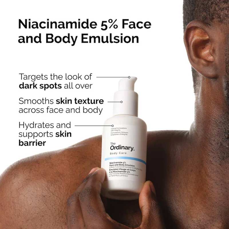 The Ordinary | Niacinamide 5% Face and Body Emulsion | face and body serum | smooth skin texture | hydrating body serum